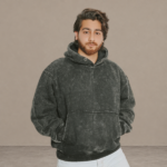 Acid Wash Black Hoodie - Image 4