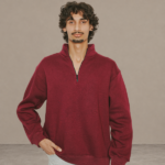 Maroon Quarter Zipper - Image 4