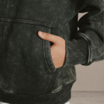 Acid Wash Black Hoodie - Image 5