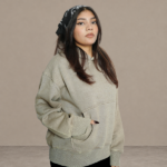 Acid Wash Grey Hoodie - Image 5